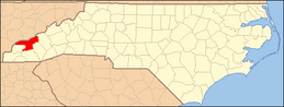 North Carolina Map Highlighting Swain County.PNG