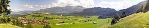 Panorama of Obermaiselstein