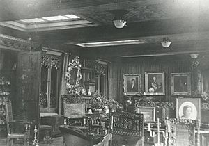 Abney Hall drawing room 1913