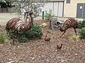 Emu Family Sculpture