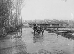 Flooding in Tincourt-Boucly April 1917 IWM Q 1985