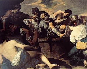 Francesco Fracanzano San Gregorio de Armenia es arrojado al pozo 1635, San Gregorio Armenita Nápoles