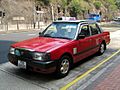 HK Toyota Comfort Red Taxi