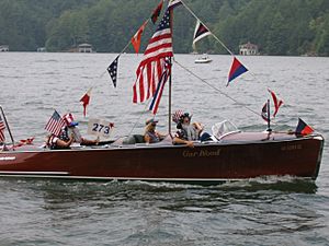 Lake rabun boat parade