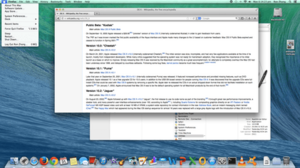 Macintosh OS X Mavericks representation