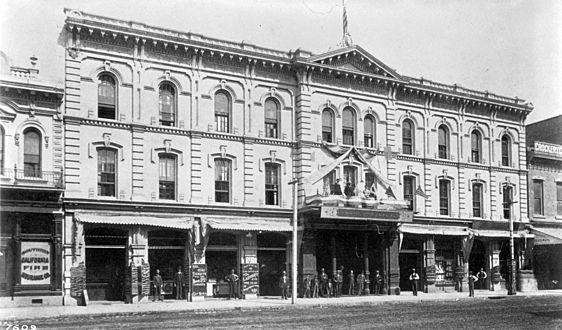 Main St St Elmo Hotel ca 1890