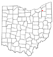 Location of Bainbridge in Ohio