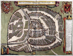 Polish plan of Moscow 1610