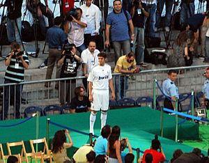 Presentación de Kaká en el Real Madrid