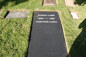 Sammy Cahn grave at Westwood Village Memorial Park Cemetery in Brentwood, California