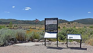 Signage at Mountain Meadows Massacre Site - 22 July 2020