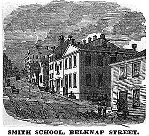 SmithSchool BelknapSt Boston HomansSketches1851