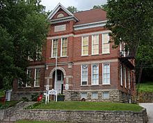 Alma Area Museum in Old Buffalo County Training School and Teachers College Building in Alma, Wisconsin.
