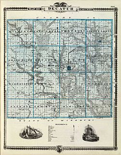 Ancient Map of Decatur County, Iowa