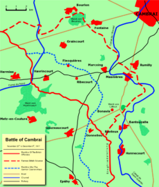 Battle of cambrai 1 - front lines