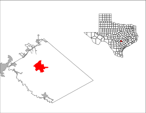 Location of Lockhart, Texas