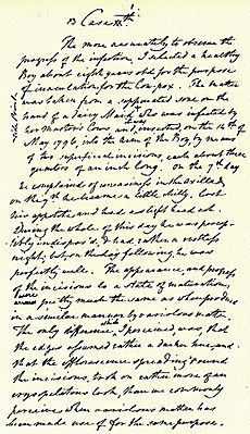 Edward Jenner manuscript