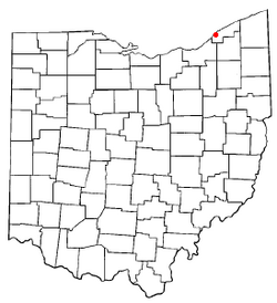 Location of Eastlake, Ohio