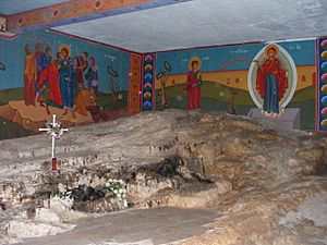 Place of the stoning of St. Stephen in Jerusalem