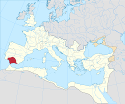 Location of Hispania Baetica