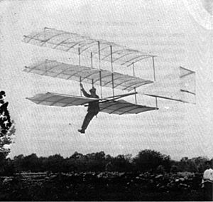 Whitehead in his Glider 1