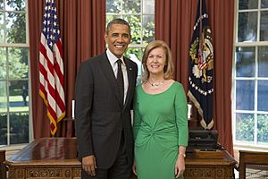 Barack Obama and Anne Anderson