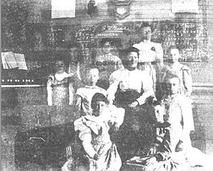 Bee Rock School in 1898
