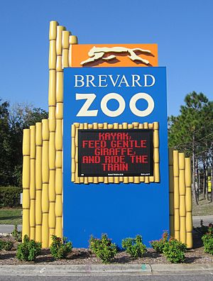 Brevard Zoo Monument Sign