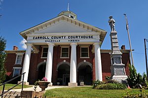 Carroll County Courthouse and Confederate Monument
