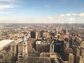 Center City East from One Liberty Observation Deck