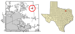 Location of Blue Ridge in Collin County, Texas