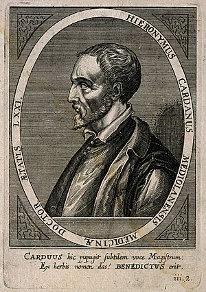 Girolamo Cardano. Line engraving by C. Ammon the younger, 16 Wellcome V0001002