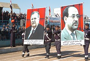 IraqPolice Dschalal Talabani and Dschawad al-Maliki