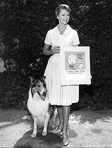 June Lockhart Lassie National Dog Week 1963