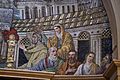 Mosaico di cristo in trono tra gli apostoli e le ss. prudenziana e prassede, 410 dc ca. 06