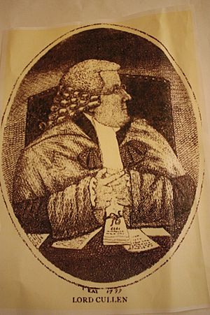 Robert Cullen, Lord Cullen as caricatured by John Kay, 1799
