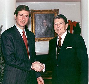 Ronald Reagan and George Allen