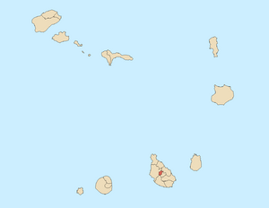 Location of São Salvador do Mundo