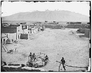 Sandia Pueblo in the late 1800s.