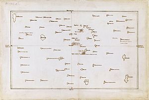 Tupaia's map, c. 1769