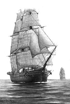 USS Portsmouth-Full Sail