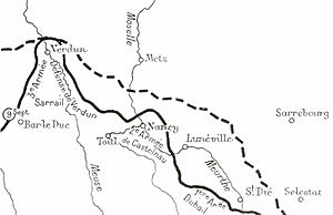 Verdun-St. Mihiel area, 9 September 1914