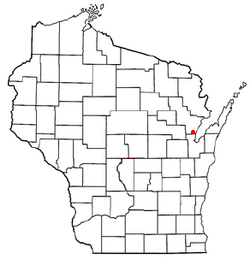 Location of Little Suamico, Wisconsin