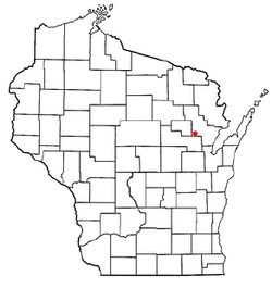 Location of Underhill, Wisconsin
