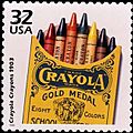 1998 Crayola Crayon USPS stamp