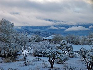 2011 snow in tucson and oro valley