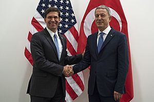 Acting Secretary of Defense Meets Turkish Minister of National Defense 190626-D-BN624-116