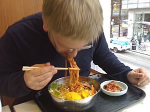 Bibim naengmyeon by roland in Vancouver