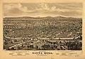 Bird's eye view of Santa Rosa, Sonoma County, Cal., 1876. LOC 76693083