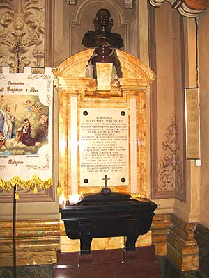 Bologna, Marcello Malpighi's tomb